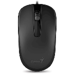 Мышь проводная Genius DX-120 черный, 1000 dpi, USB, кнопки - 3