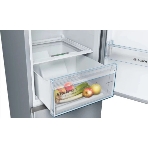 Холодильник Bosch KGN39UL30U серебристый металлик двухкамерный 279/87л морозилка снизу, No Frost