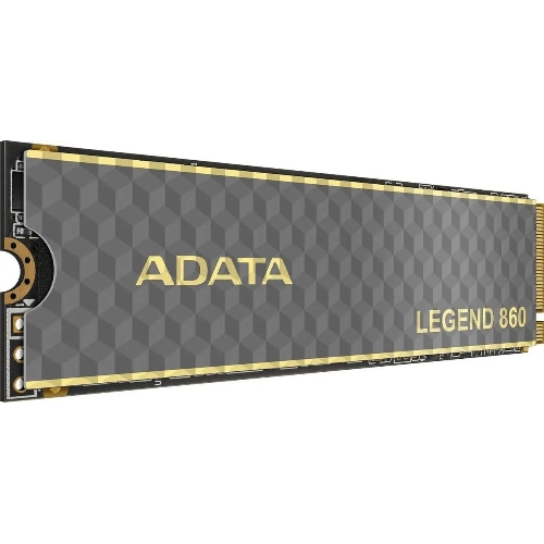 Накопитель SSD ADATA LEGEND 860, 2Tb, PCIe 4.0 x4, M.2 2280, NVMe, R/W 6000/5000, с радиатором