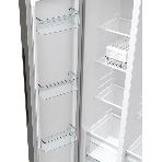 Холодильник Gorenje NRR9185EAXLWD серебристый двухкамерный 353/191л морозилка снизу, No Frost, Side by Side
