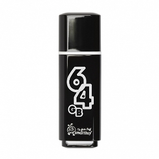 Флешка USB Smartbuy 64 Gb USB Smartbuy Glossy series черный (SB64 GbGS-K)