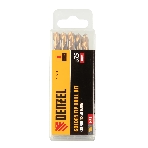 Сверло по металлу Denzel 7,5 мм, HSS-Tin, Golden Tip, 8 шт.