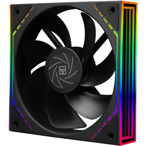 Кулер для корпуса Thermalright TL-M12R Reverse (124x120x25mm, 4-pin PWM, ARGB, 42.6CFM, 23.2dBA, 1500RPM, черный)
