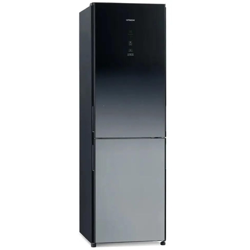 Холодильник Hitachi R-BG410PUC6X XGR серый двухкамерный 215/105л морозилка снизу, No Frost