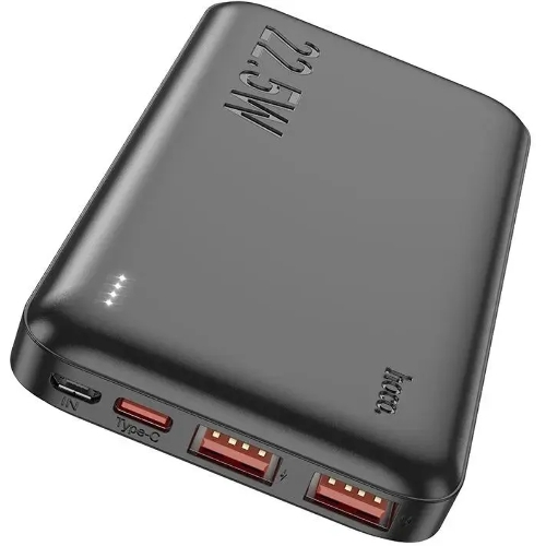 Портативный аккумулятор Hoco J101 Astute 10000mAh QC3.0/PD3.0 22.5W 5A 2xUSB-A/USB-C черный