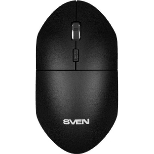 Мышь беспроводная SVEN RX-515SW черный, 1600 dpi, радиоканал, USB, кнопки - 4