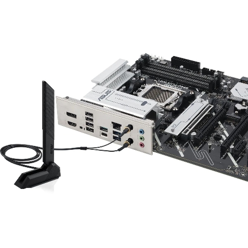 Материнская плата ASUS PRIME B840-PLUS WIFI, AM5, AMD B840, 4xDDR5, 4xSATA, 3xM.2, 1xPCIe 4.0 x16, 1xPCIe 3.0 x16, 2xPCIe 3.0 x16, 1xPCIe 3.0 x1, 1xDP, 1xHDMI, 1x 2.5Gb LAN, 8xUSB-A, 3x3.5 мм, 7.1, ATX