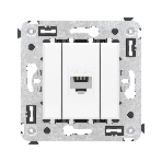 Розетка компьютерная DKC 4400663 1-м СП Avanti 