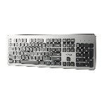 Комплект клавиатура+мышь Smartbuy 233375AG беспроводной, USB, 1600 DPI, серебристый