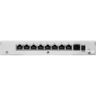 Межсетевой экран Zyxel USG FLEX 100H с подпиской Gold на 1 год (AS, AV, CF, IDP/DPI, Sandboxing, SecuReporter), 8xRJ-45: 1G (LAN/WAN), 1xUSB3.0 **