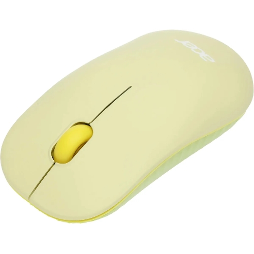 Мышь беспроводная Acer OMR205 зеленый/желтый, 1200 dpi, радиоканал, USB, кнопки - 3