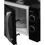 Микроволновая печь Galanz MOG-2009MB черный, 20 л, 700 Вт, переключатели - поворотный механизм