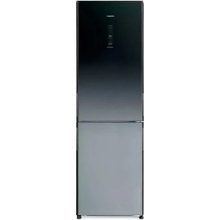 Холодильник Hitachi R-BG410PUC6X XGR серый двухкамерный 215/105л морозилка снизу, No Frost