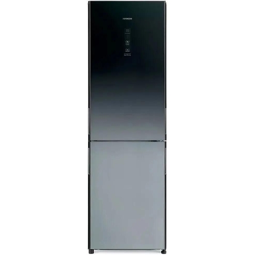 Холодильник Hitachi R-BG410PUC6X XGR серый двухкамерный 215/105л морозилка снизу, No Frost