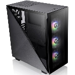 Компьютерный корпус Thermaltake Divider 300 TG ARGb черный без БП ATX 2x120мм 2xUSB 3.0 audio front door bott PSU
