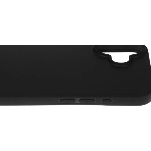 Чехол (клип-кейс) BoraSCO для Apple iPhone 16 Plus Silicone Case черный (73521)