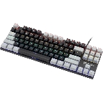 Клавиатура проводная Oklick K600X механическая черный/серый USB Multimedia for gamer LED