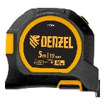 Лазерный дальномер с рулеткой Denzel LT-40, 5м x 19 мм, дальномер 40м, автомат. фиксация