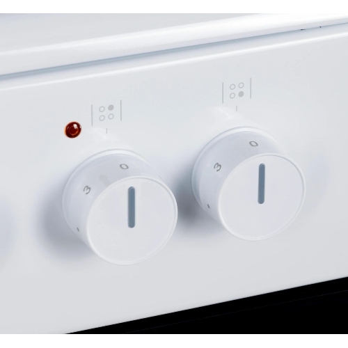Плита электрическая Hansa FCEW53000 белый, конфорок 4 шт, духовка 68 л, 50 см x 85 см x 60 см
