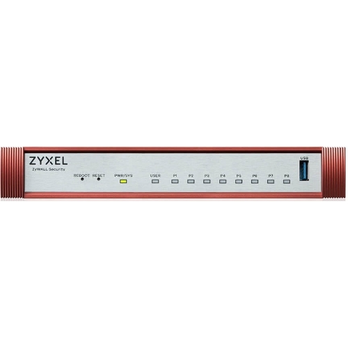 Межсетевой экран Zyxel USG FLEX 100H с подпиской Gold на 1 год (AS, AV, CF, IDP/DPI, Sandboxing, SecuReporter), 8xRJ-45: 1G (LAN/WAN), 1xUSB3.0 **