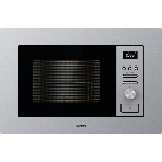 Встраиваемая микроволновая печь Gorenje BM201AG1X нержавеющая сталь, 20 л, 800 Вт, переключатели - поворотный механизм/кнопки