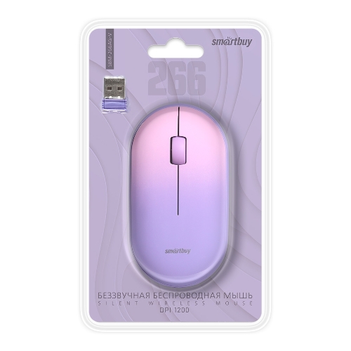 Мышь беспроводная Smartbuy (SBM-266AG-V) 266AG фиолетовый градиент