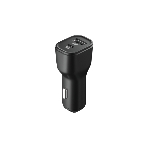 Автомобильное зарядное устройство OLMIO Type-C + USB, 20W, PowerDelivery, QuickCharge3.0, черное