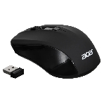 Мышь беспроводная Acer OMR010 черный, 1200 dpi, радиоканал, USB, кнопки - 3