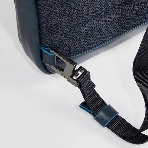 Рюкзак слинг мужской Piquadro Blue Square CA6589B2/BLU2, кожа, темно-синий