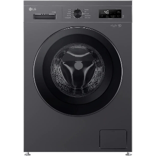 Стиральная машина LG F2Y1WS6J темно-серый, загрузка фронтальная 6,5 кг, 1200 об/мин., класс: A