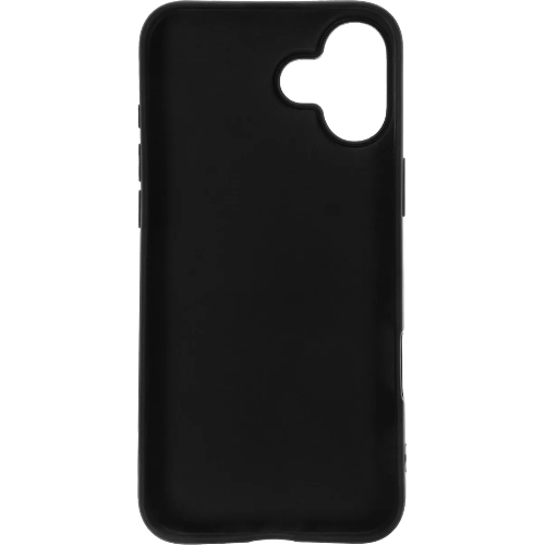 Чехол (клип-кейс) BoraSCO для Apple iPhone 16 Plus Silicone Case черный (73521)