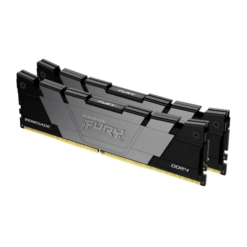 Оперативная память Kingston Fury Renegade, DDR4, 64Gb (2x32Gb), 3600MHz, CL18, DIMM, с радиатором, черный