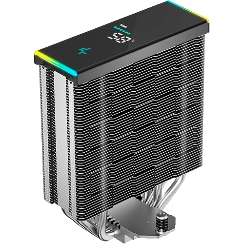 Устройство охлаждения(кулер) Deepcool AK400 Digital SE Soc-AM5/AM4/1200/1700/1851 черный 4-pin 19-28dB Al+Cu LCD 220W 812gr Ret (R-AK400-BKADMN-GJD)
