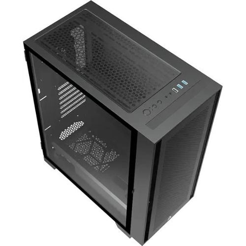 Компьютерный корпус Montech AIR 1000 LITE черный без БП ATX 1x120мм 3x140мм 2xUSB3.0 1xUSB3.1 audio bott PSU