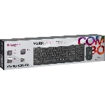 Комплект клавиатура+мышь Defender York C-777 проводной, USB, 1000 DPI, чёрный