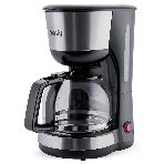 Кофеварка капельная Domfy metal DSM-CM301 1000Вт черный/серебристый
