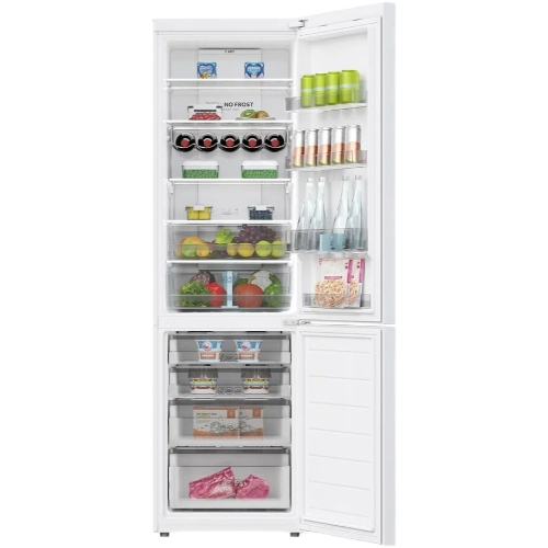 Холодильник Haier C2F637CWMVU1 белый, двухкамерный, 278/108л, морозилка снизу, No Frost