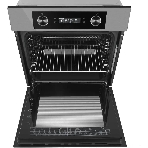 Шкаф духовой электрический Maunfeld AEOH60102S, 60л, дверца с 3 стеклами, нержавеющая сталь