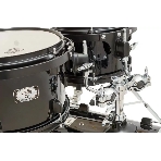 Барабанная установка TAMBURO T5P20DARK из 5 барабанов: 22" бочка, 10" и 12" подвесные томы, 16" напольный том, 14х5.5 малый барабан, фурнитура черного цвета, цвет: черный
