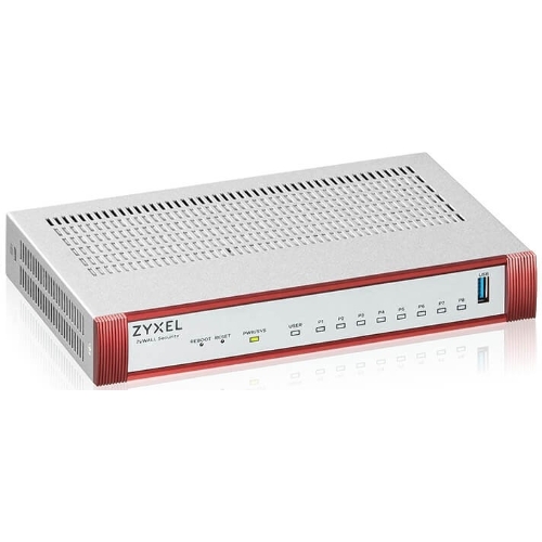 Межсетевой экран Zyxel USG FLEX 100H с подпиской Gold на 1 год (AS, AV, CF, IDP/DPI, Sandboxing, SecuReporter), 8xRJ-45: 1G (LAN/WAN), 1xUSB3.0 **