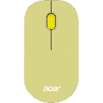 Мышь беспроводная Acer OMR205 зеленый/желтый, 1200 dpi, радиоканал, USB, кнопки - 3