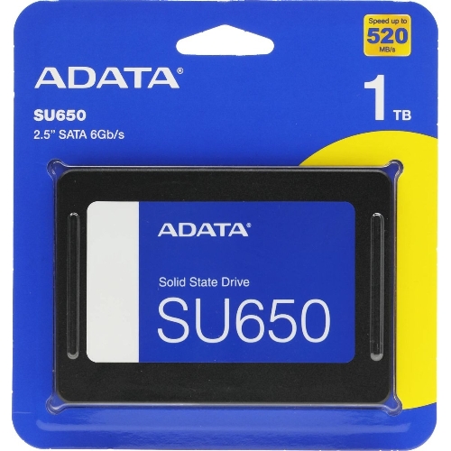 Накопитель SSD ADATA Ultimate SU650, 1Tb, SATA III, 2.5