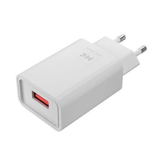 Сетевое зарядное устройство MORE CHOICE (4620202555731) NC07a СЗУ 1USB 2.0A для Type-C, белый