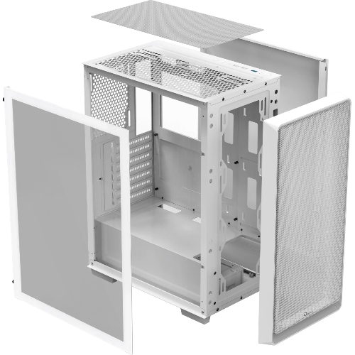 Компьютерный корпус Ocypus Gamma C60 WH ATX/win/white/no PSU/Tempered Glass