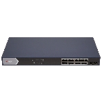 Коммутатор Hikvision DS-3E0518P-E/M, 16×1 Гбит/с PoE + 1×1 Гбит/с RJ45 + 1×1 Гбит/с SFP, неуправляемый