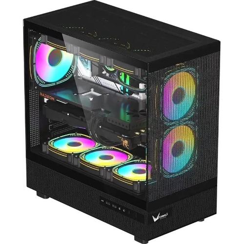 Компьютерный корпус AeroCool/Formula Crystal Z8 черный без БП ATX 9x120мм 7x140мм 1xUSB2.0 1xUSB3.0 1xUSB3.1 audio bott PSU