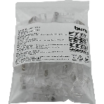 Коннектор Buro RJ45 прозрачный (упак.:20шт)