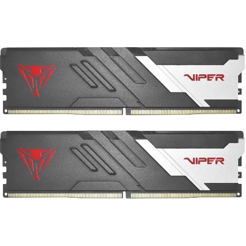 Оперативная память Patriot Memory Viper Venom, DDR5, 48Gb (2x24GB), 6000 MHz, CL30, DIMM, с радиатором, черный