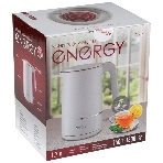 Чайник Energy E-216 1.7 л, белый, двойной корпус (164156)