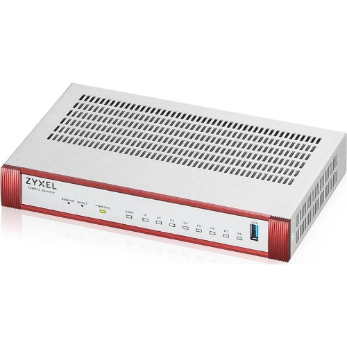 Межсетевой экран Zyxel USG FLEX 100H с подпиской Gold на 1 год (AS, AV, CF, IDP/DPI, Sandboxing, SecuReporter), 8xRJ-45: 1G (LAN/WAN), 1xUSB3.0 **